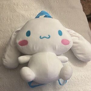 Hot Topic White and Pink Plush Bunny Bag